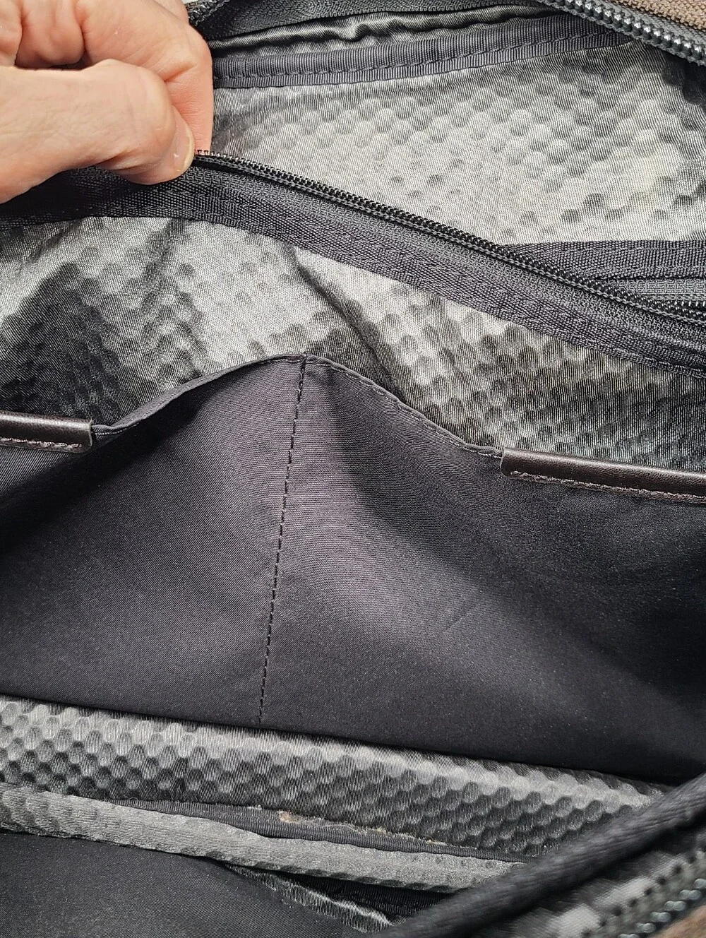TUMI Alpha Bravo Men's Andersen Slim Commuter Brief Bag Grey